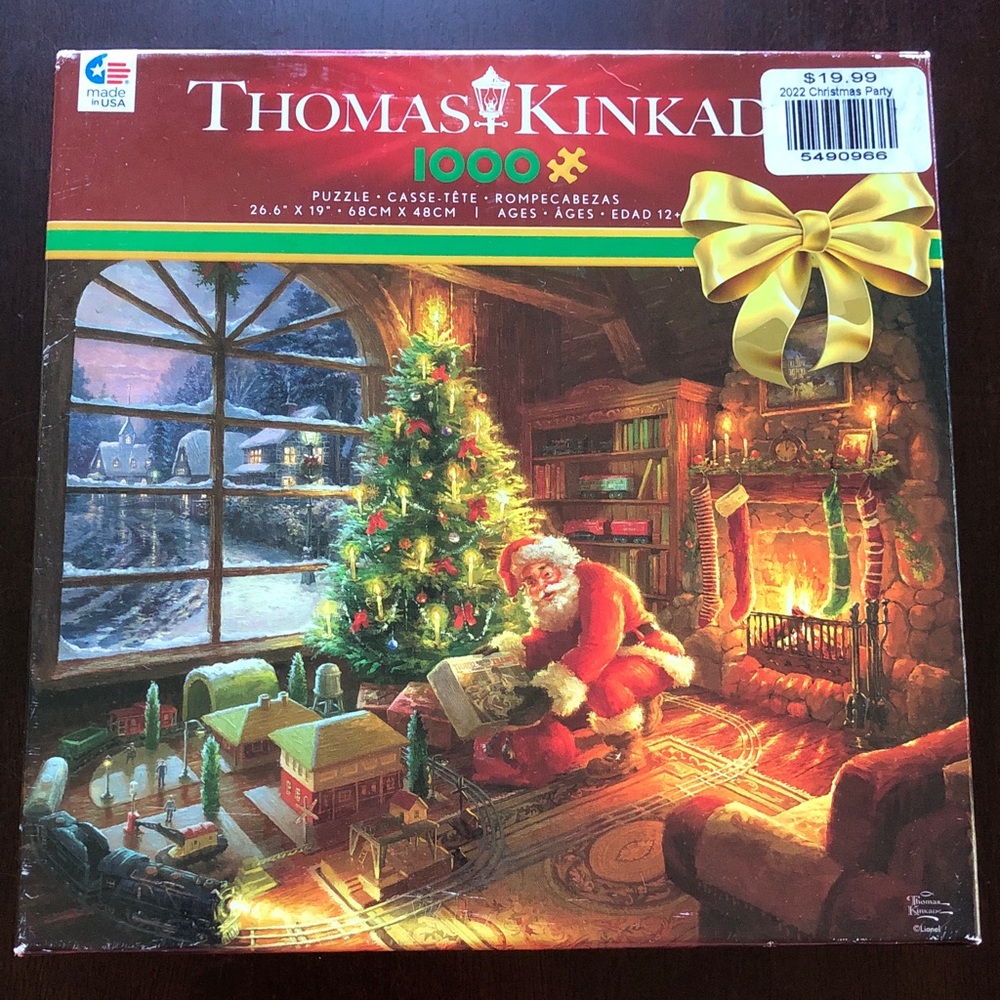 Thomas Kinkade Holiday Puzzle 1000 pieces
